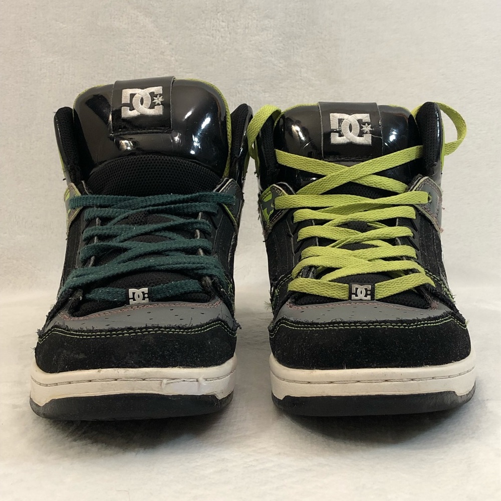 DC Skate Inbound Black Gray Green Camo High Top Sneakers Shoes 302785 Mens 11. - Picture 2 of 12